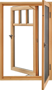 Alumnimum Clad Wood Sedona Pushout Casement